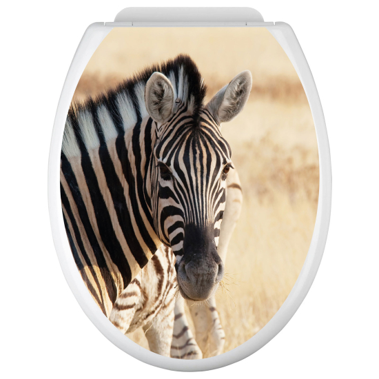 WC Aufkleber - Zebra
